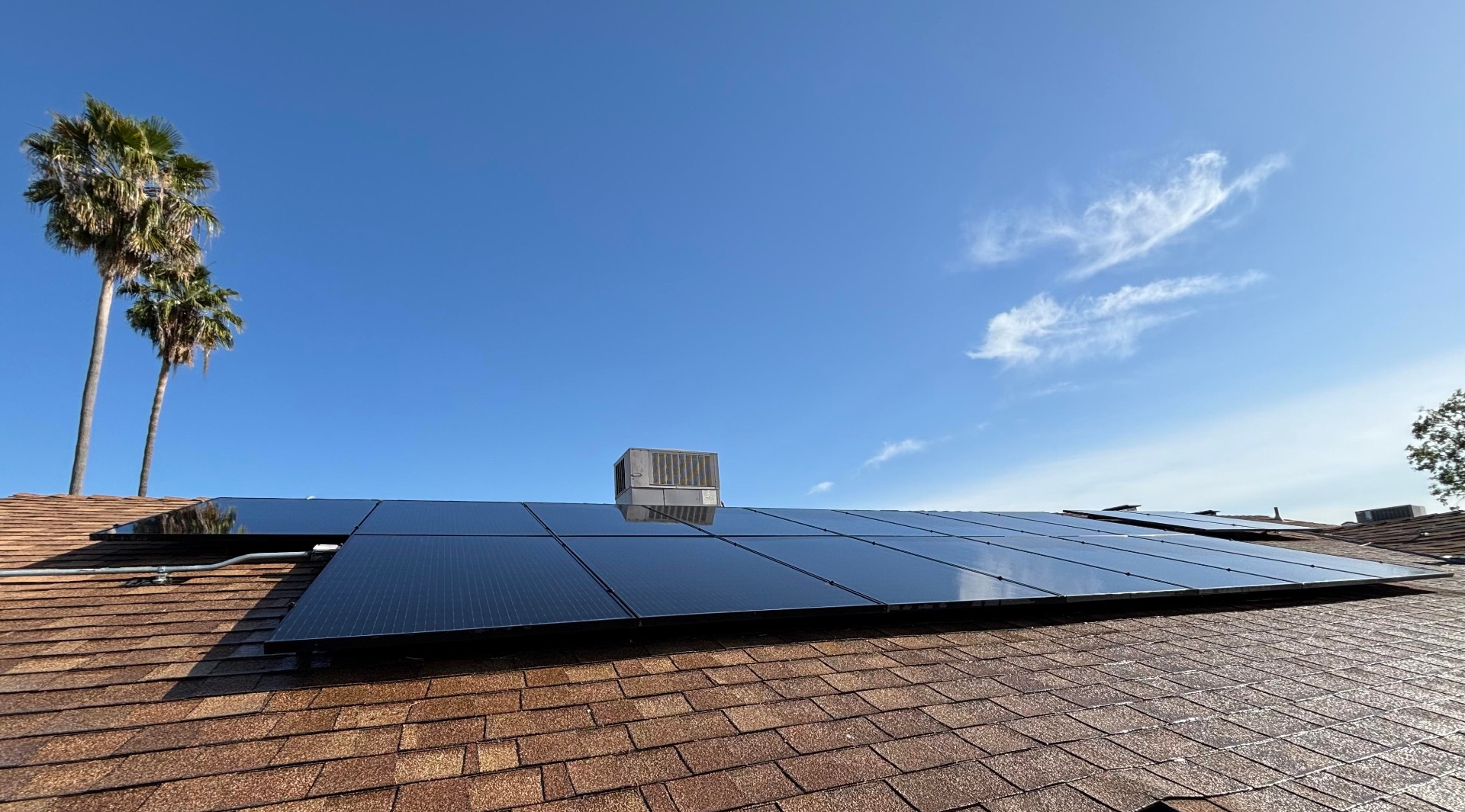 Professional solar panel and window cleaning services background